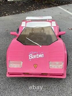 Vintage Barbie Laborgini Power Wheels 1995 Pink