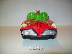 Vintage Batman Mystery Action Batmobile Battery Operated Tin Litho Car with Box