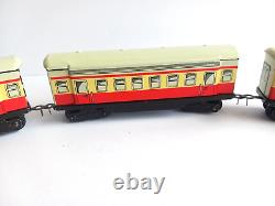 Vintage Batterie Operated Tin Litho DB West Germany Train Set