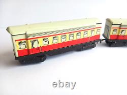 Vintage Batterie Operated Tin Litho DB West Germany Train Set