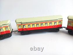 Vintage Batterie Operated Tin Litho DB West Germany Train Set