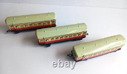 Vintage Batterie Operated Tin Litho DB West Germany Train Set