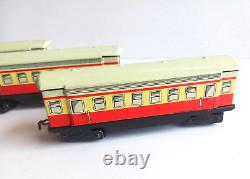 Vintage Batterie Operated Tin Litho DB West Germany Train Set