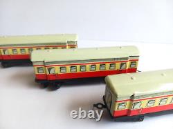 Vintage Batterie Operated Tin Litho DB West Germany Train Set