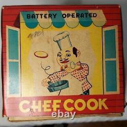 Vintage Battery Operated Chef Cook Box Included