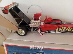 Vintage Battery Operated Dragster Race Car with Box vintage dragster toy car