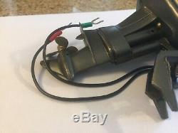 Vintage Battery Operated Evinrude Toy Outboard Motor K&O Runs