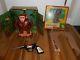 Vintage Battery Operated Modern Toys Roaring Gorilla Shooting Target Toy In Box