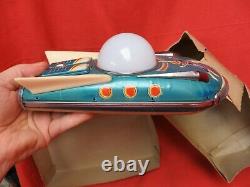 Vintage Battery Operated Mystery Action Import Universe Car With Box