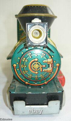 Vintage Battery Operated Mystery Action Western Special Tin Train Locomotive Toy