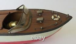 Vintage Battery Operated Speed Boat