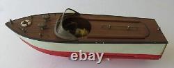 Vintage Battery Operated Speed Boat