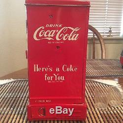 Vintage Battery Operated Tin Coca Cola Dispenser Bank 1960s Japan