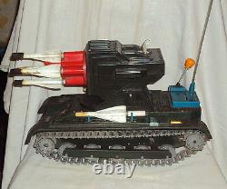Vintage Battery-operated M-4033 Army Tank Missile Tin Toy Modern Toys Japan 1960