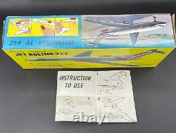 Vintage Boeing 727 Toy Airplane Jet Battery Operated Plastic Metal Engine Works