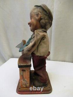 Vintage Charley Weaver Bartender Japanese Battery Operated Tin Toy Collectibles