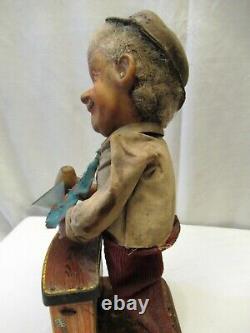 Vintage Charley Weaver Bartender Japanese Battery Operated Tin Toy Collectibles