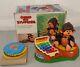 Vintage Chimp With Xylophone In Box Battery Toy 1970s Rare Made Japan Complete