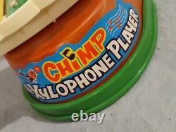 Vintage Chimp With Xylophone in Box Battery Toy 1970s Rare Made Japan COMPLETE