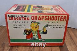 Vintage Cragstan Crapshooter Battery Operated Toy in Original Box Complete Japan