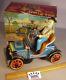 Vintage Cragstan Old Timer Battery Operated Toy Car & Driver In Box Japan As Is