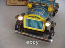 Vintage Cragstan Old Timer Battery operated Toy Car & Driver in Box Japan AS IS