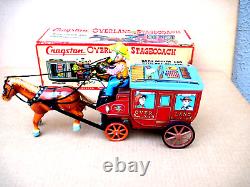 Vintage Cragstan Overland Stagecoach In Original Box (1960's)