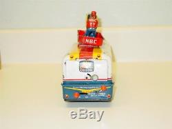 Vintage Cragstan RCA-NBC Mobile Color TV Truck, Orig Box, Battery Operated Toy