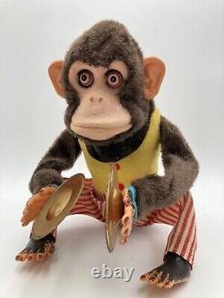 Vintage Daishin Musical Jolly Chimp Toy Story Monkey Kept In Original Box Works