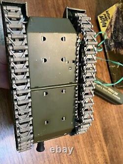 Vintage Daisy Matic No. 80 US Army Remote Control Missile Tank Battery Op Toy
