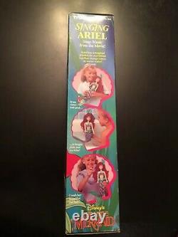Vintage Disney The Little Mermaid Singing Ariel Doll Tyco Toy 1991 Sealed