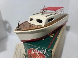 Vintage Fleet Line Battery Speed Boat The Ranger No. 251 In Original Box LikeNew