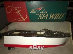Vintage Fleet Line The Sea Wolf Toy Speed Boat #300