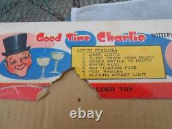 Vintage Good Time Charlie Battery Operated Doll by Illfelder in Original Box