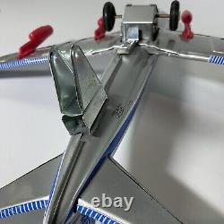 Vintage HAJI Battery Op Pan American Tin Toy Clipper N801PA Jet Airplane Japan