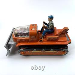 Vintage Handy Hank Mystery Tractor Battery Operated Toy with Box Japan WORKS