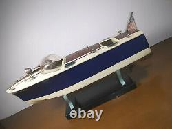 Vintage ITO Japan Wood Boat Toy Working Motor & Bow Light NO RESERVE