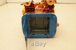 Vintage Japan Tin Battery Operated Alps toys HOOPY THE DUCK