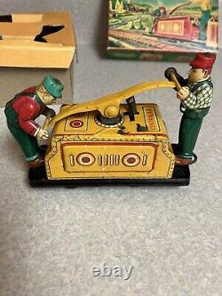 Vintage Japan rail, road hand car battery operated with box nonworking