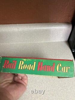 Vintage Japan rail, road hand car battery operated with box nonworking