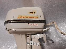 Vintage Johnson 75 Electric Sea Horse Toy Boat Motor Japan