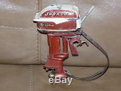 Vintage Johnson Electric Sea Horse 35 Toy Outboard Boat Motor Made In Japan
