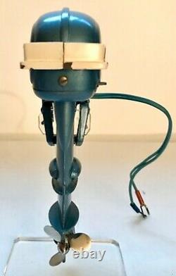 Vintage K&O 1955 Evinrude Toy Outboard Motor with Repro K&O Box WORKS GREAT