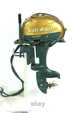 Vintage K&O 1956 Scott Atwater 33 Bait O Matic Toy Outboard Model Boat Motor
