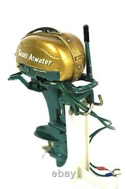 Vintage K&O 1956 Scott Atwater 33 Bait O Matic Toy Outboard Model Boat Motor