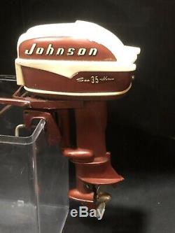 Vintage K&O Japan Johnson Sea Horse 35 Outboard Electric Motor for Boat. 1950's