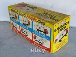 Vintage LOAD MASTER Sanitation Toy Truck. Auto-Matic Action Garbage 2500 JAPAN