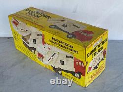 Vintage LOAD MASTER Sanitation Toy Truck. Auto-Matic Action Garbage 2500 JAPAN