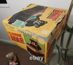 Vintage Linemar Tin Litho'I AM THE BOSS' Battery OP Toy WORKS ORIGINAL BOX