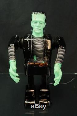 Vintage Marx Frankenstein Monster Battery Remote Operated Tin Toy Robot Works